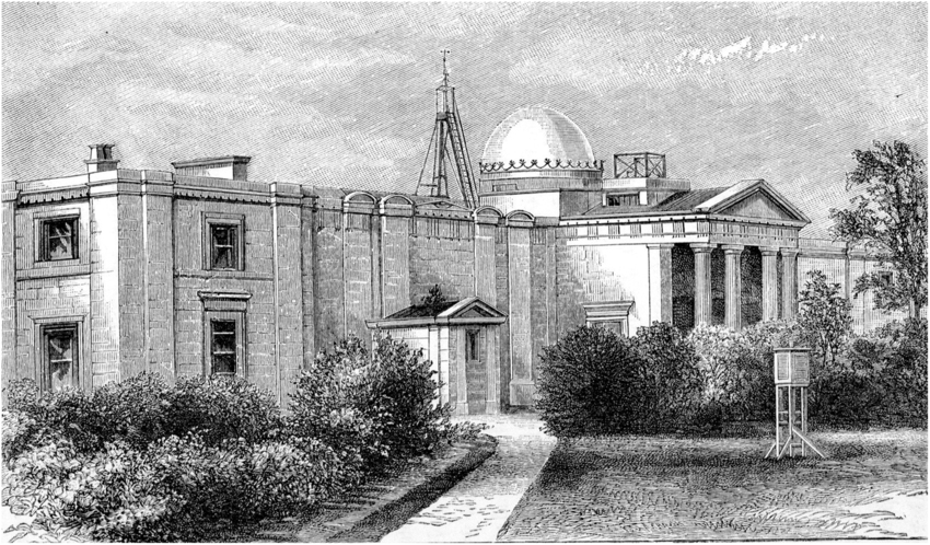 The Cambridge Observatory in 1895
